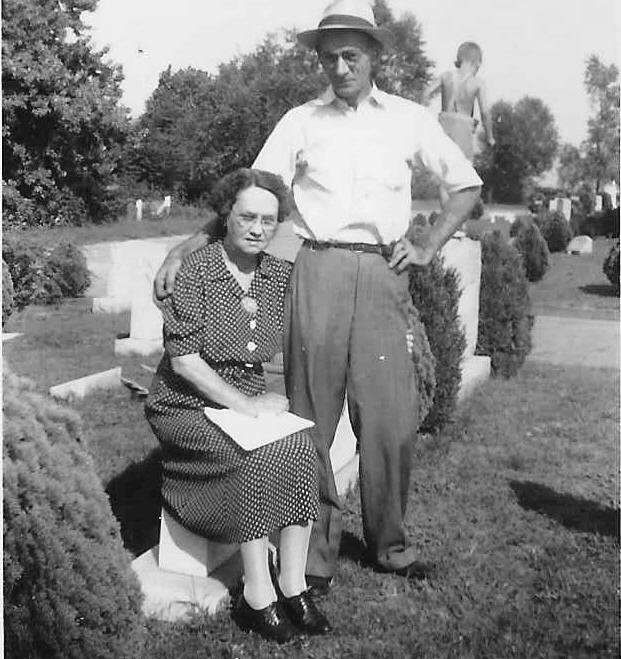 Alice "Allie" Anne Ritter Brunk and 2nd husband Robert Peery (uncle Bob)